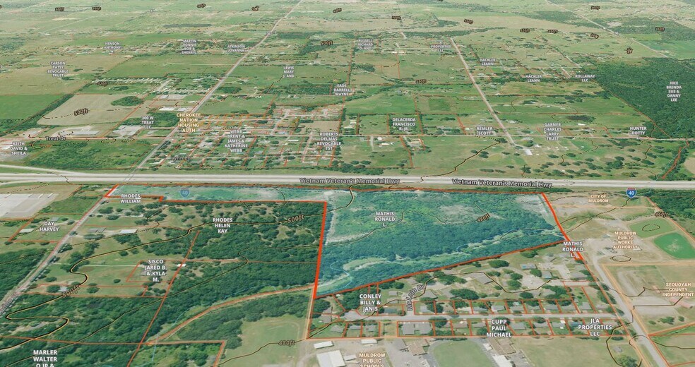 More Photos Of 1312 Caddo st, Muldrow Land For Sale