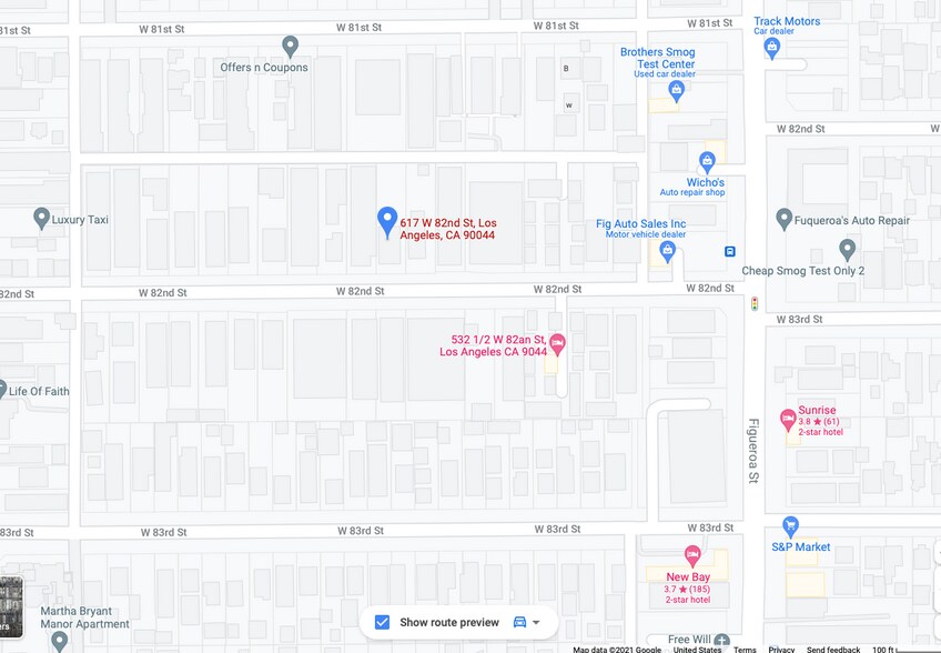 More Photos Of 617 82nd -1, Los Angeles Land For Sale