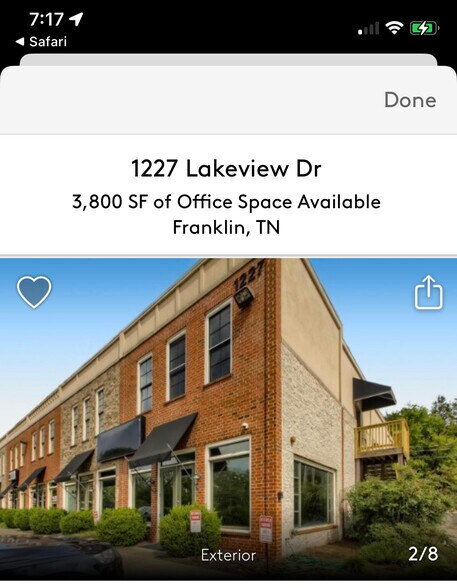 More Photos Of 1227 Lakeview Dr, Franklin Storefront Retail Office For Lease
