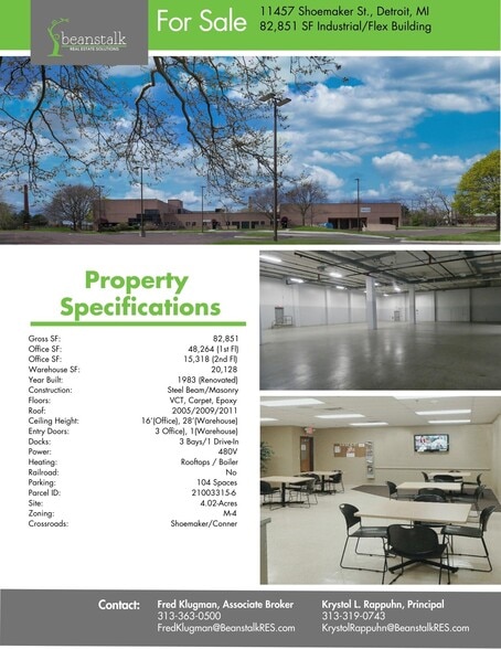 More Photos Of 5600 Saint Jean St, Detroit Flex For Sale