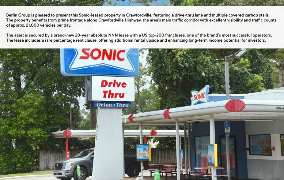 More Photos Of 2859 Crawfordville Hwy, Crawfordville Fast Food For Sale