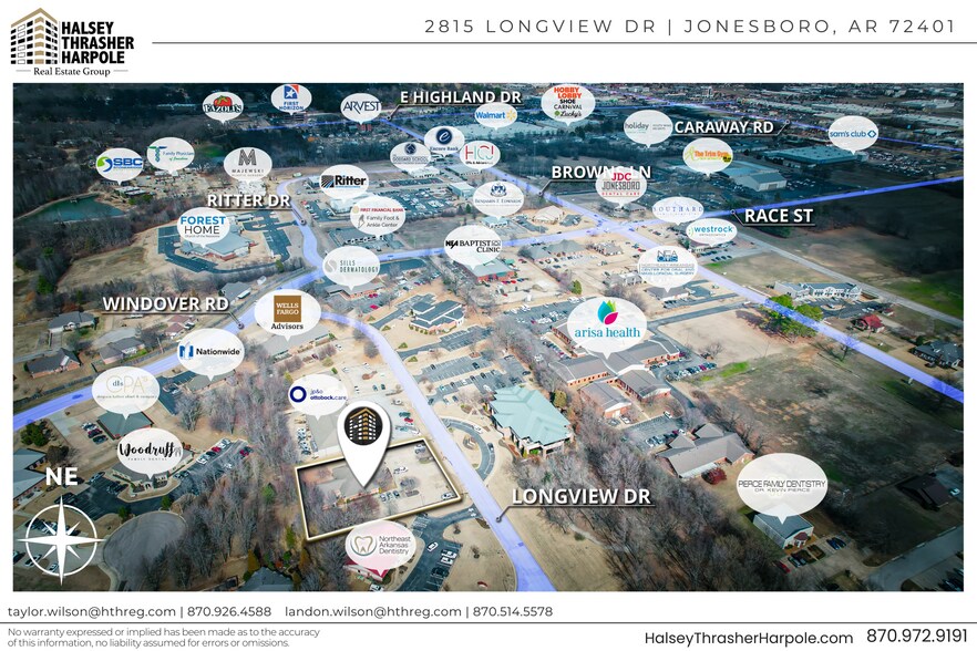 More Photos Of 2815 Longview Dr, Jonesboro Medical For Lease