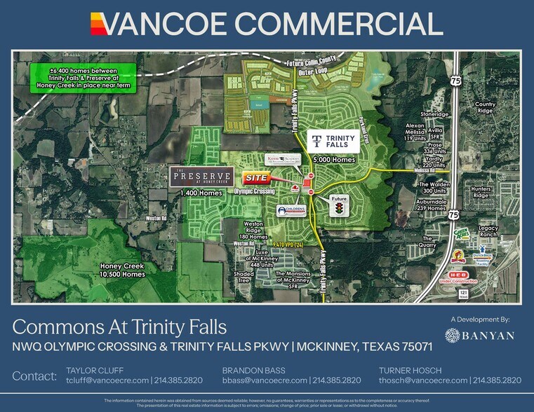 Primary Photo Of Commons At Trinity Falls, McKinney General Retail For Lease