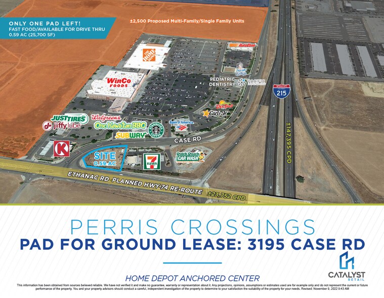 Primary Photo Of 3150 N Case Rd, Perris Land For Sale