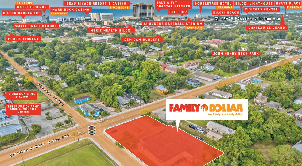 More Photos Of 602 Division St, Biloxi General Retail For Sale