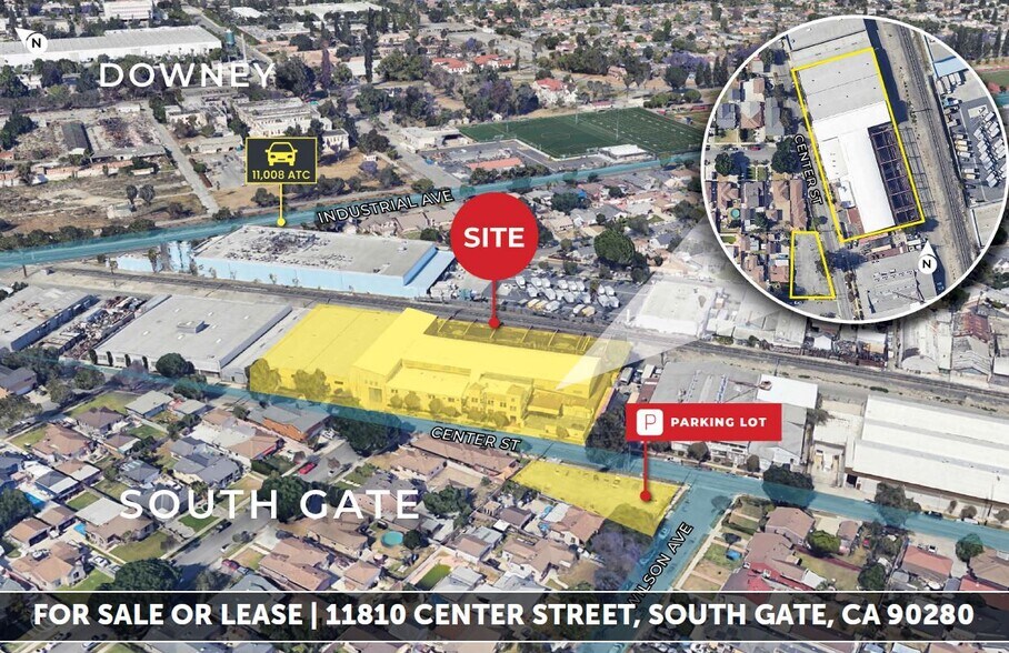 Primary Photo Of 11810 Center St, South Gate Manufacturing For Lease