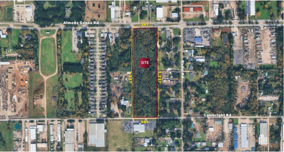 Primary Photo Of Almeda Genoa & Radio Rd, Houston Land For Sale