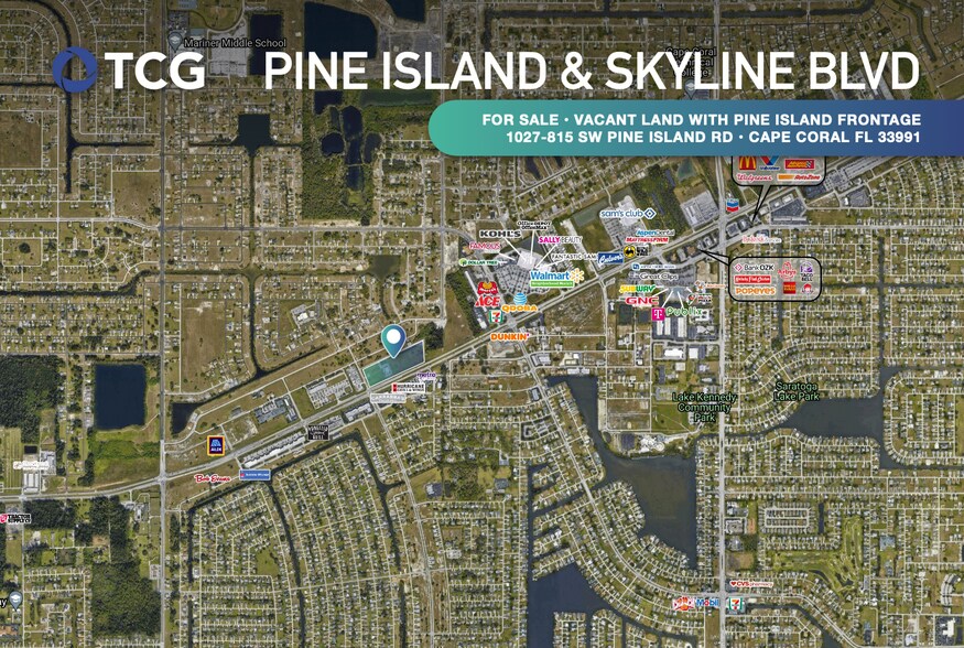 Primary Photo Of 1027-815 SW Pine Island Rd, Cape Coral Land For Sale
