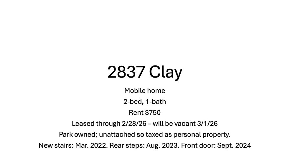 More Photos Of 2902 Clay St, De Soto Manufactured Housing Mobile Home Park For Sale