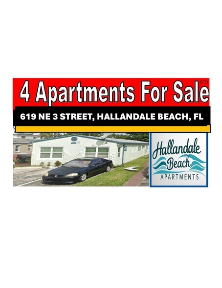 Primary Photo Of 619-1 NE 3 STREET, Hallandale Beach Multifamily For Sale