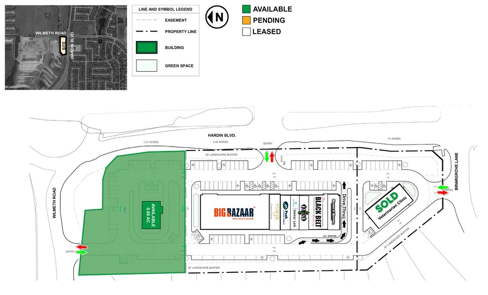 More Photos Of SWQ of Wilmeth Rd & Hardin blvd, McKinney Storefront For Lease
