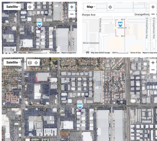 More Photos Of 110 E Orangethorpe Ave, Anaheim Land For Lease