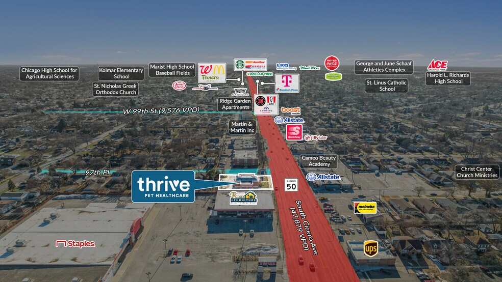 More Photos Of 9701 S Cicero Ave, Oak Lawn Bank For Sale