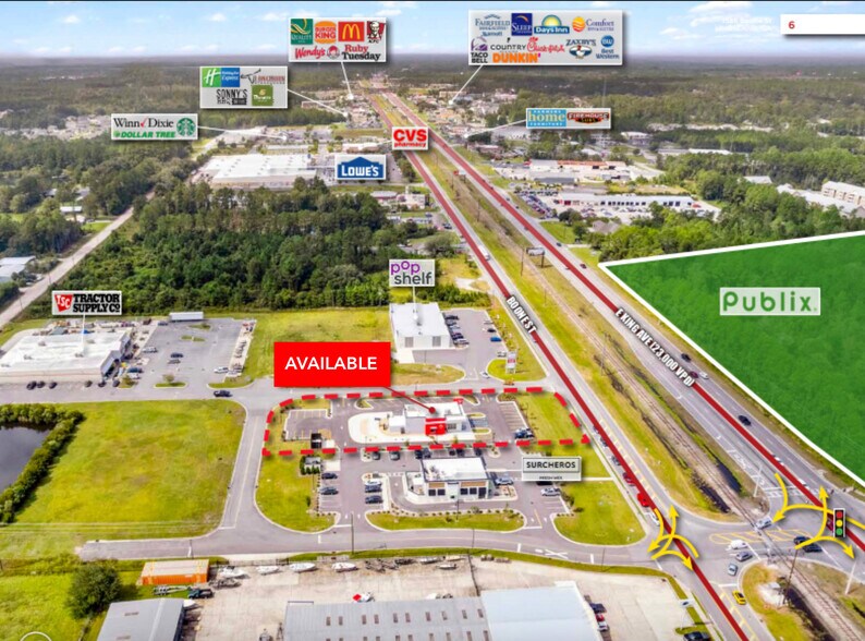 More Photos Of 1586 Boone St, Kingsland Freestanding For Lease