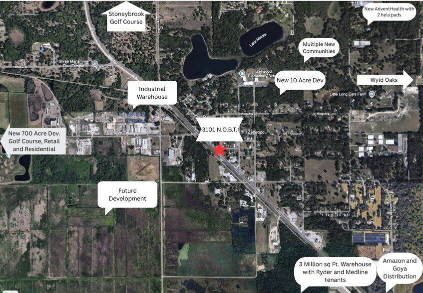 Primary Photo Of 3101 N Orange Blossom Trl, Zellwood Restaurant For Sale