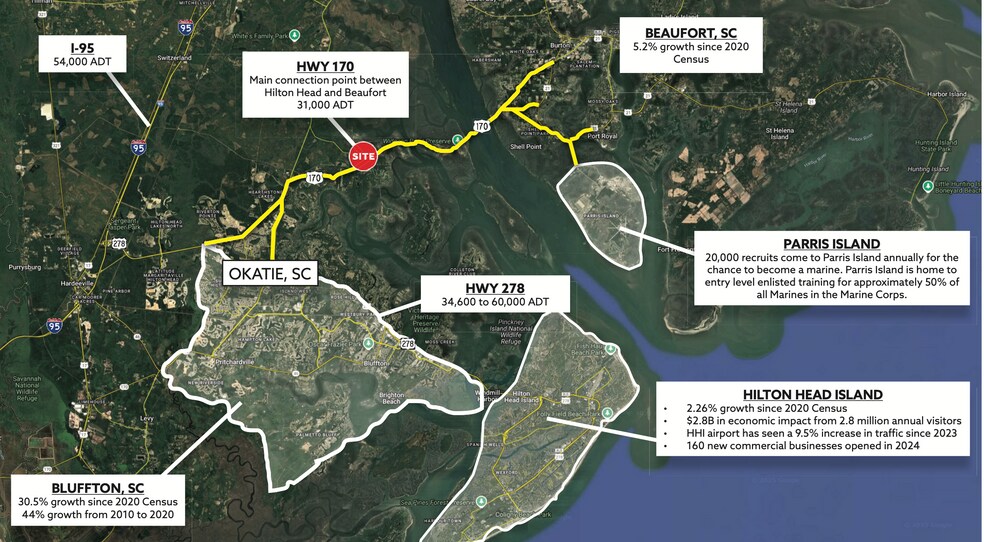 More Photos Of N Okatie Hwy @ Hazzard Creek Drive, Ridgeland Land For Sale
