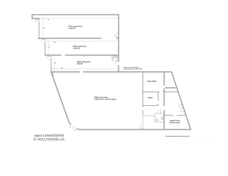 More Photos Of 4900-4906 Lankershim Blvd, North Hollywood Freestanding For Lease