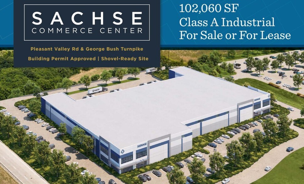 More Photos Of Pleasant Valley Rd & George Bush Turnpike, Sachse Distribution For Lease