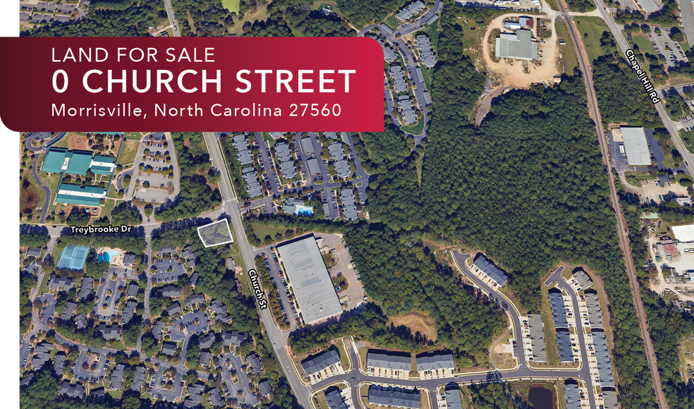 Primary Photo Of Church St @ Treybrooke Dr, Morrisville Land For Sale