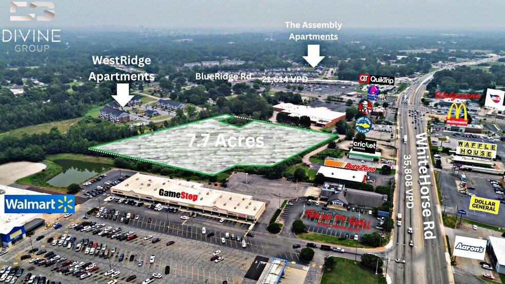 More Photos Of White Horse Rd Development Parcel, Greenville Land For Sale