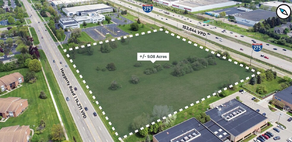 Primary Photo Of Haggerty Rd & Nine Mile Rd @ Nine Mile Rd, Farmington Hills Land For Sale