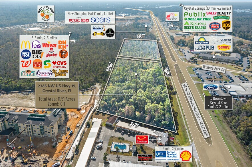 More Photos Of 2365 NW US Highway 19, Crystal River Land For Sale