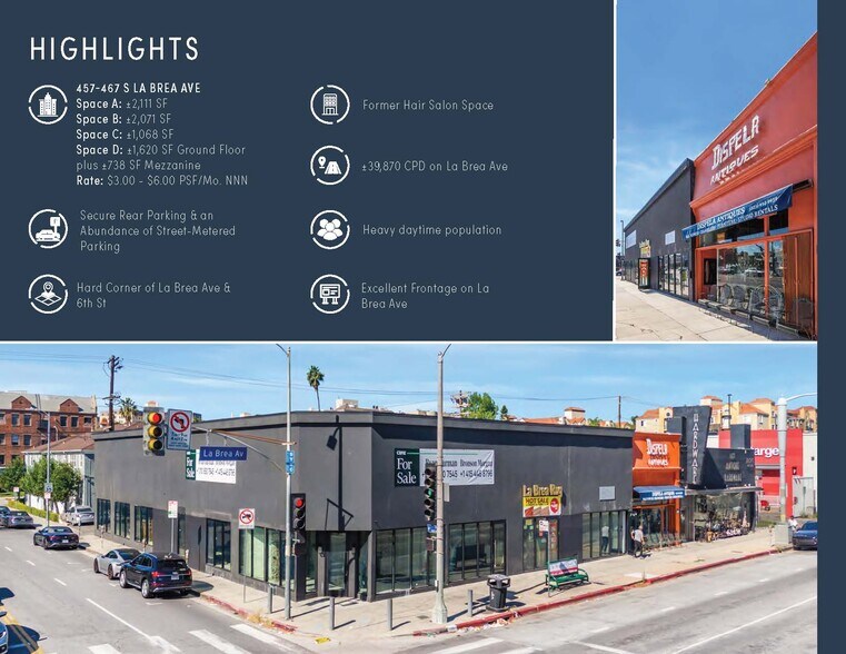 More Photos Of 463-467 S La Brea Ave, Los Angeles Storefront Retail Office For Lease