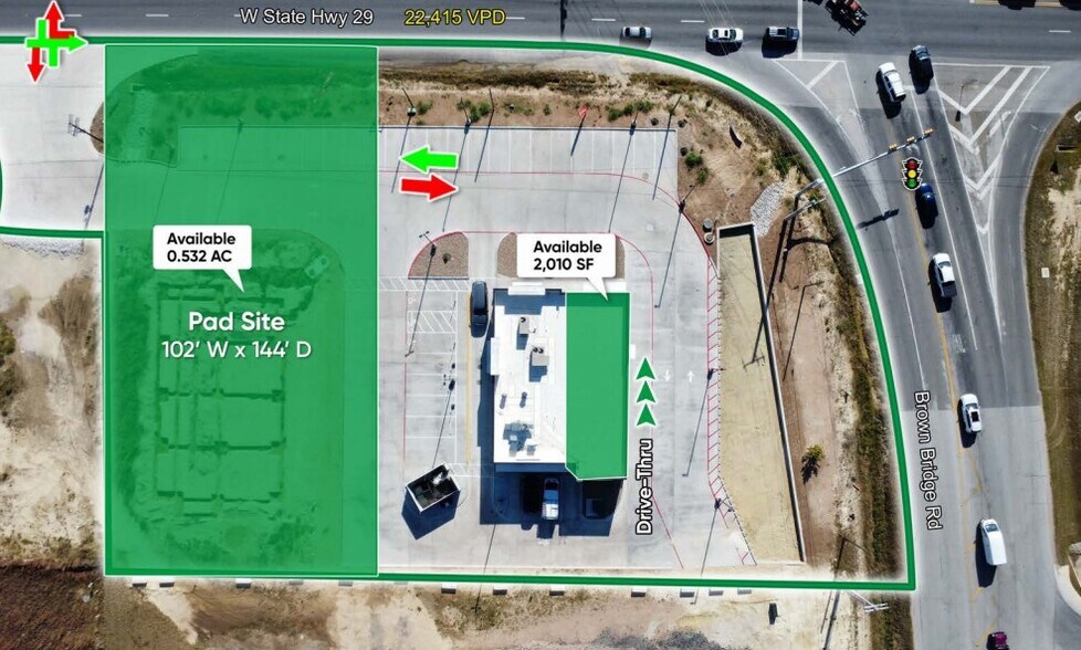 More Photos Of 13890 W State Highway 29, Liberty Hill Land For Lease