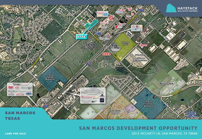Primary Photo Of 201 McCarty Ln, San Marcos Land For Sale