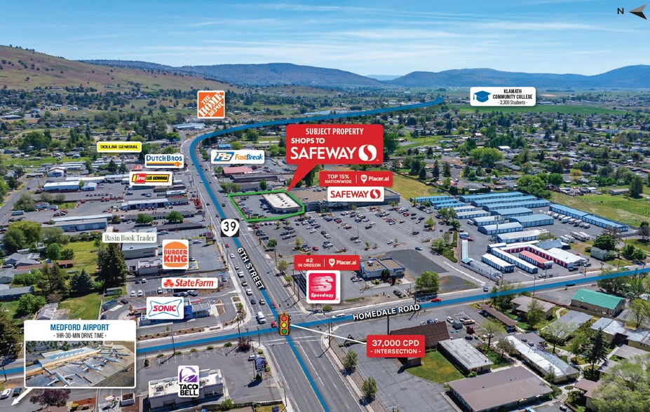 More Photos Of 5518-5538 S 6th St, Klamath Falls Storefront Retail Office For Sale