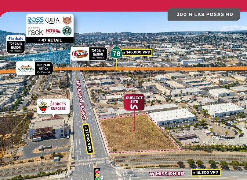 More Photos Of 200 N Las Posas Rd, San Marcos General Retail For Lease