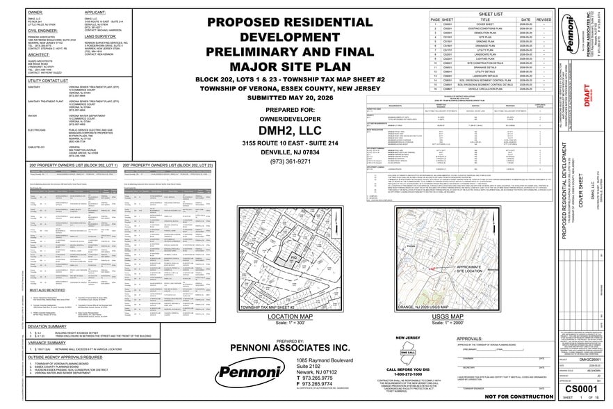 More Photos Of 176-200 Bloomfield Ave, Verona Land For Sale