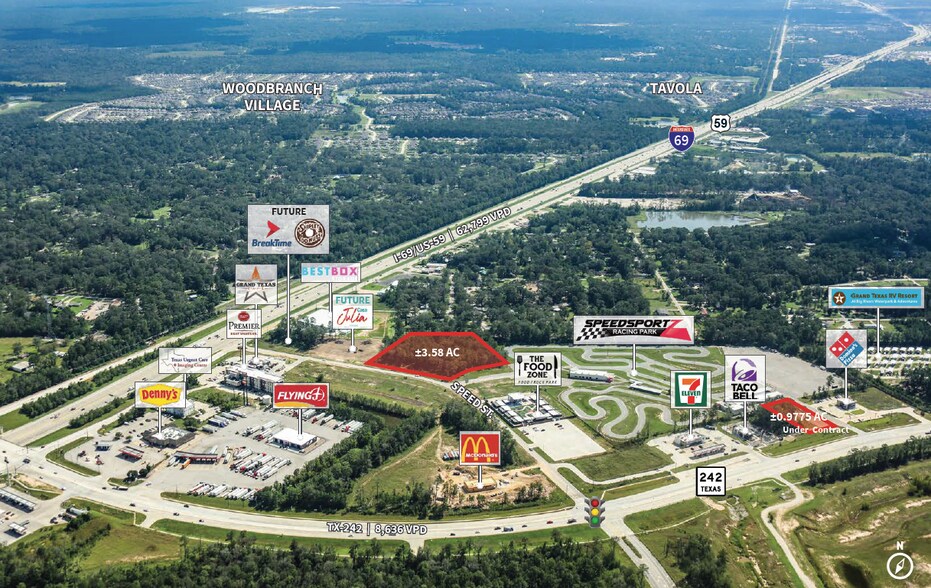 Primary Photo Of SWQ Speed Street (TX-242 and HWY 59), New Caney Land For Sale