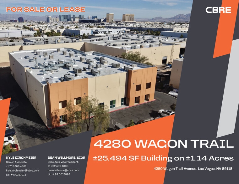 Primary Photo Of 4280 Wagon Trail Ave, Las Vegas Warehouse For Sale