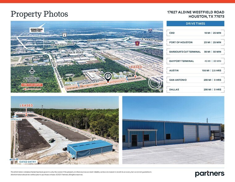 More Photos Of 17627 Aldine Westfield Rd, Houston Warehouse For Lease
