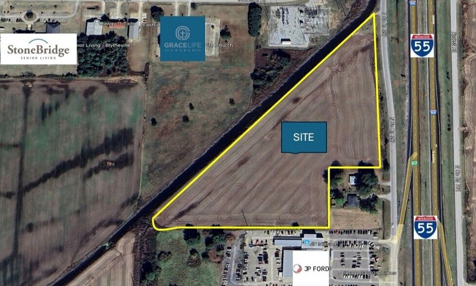 Primary Photo Of 830 N Service Rd Rd, Blytheville Land For Sale