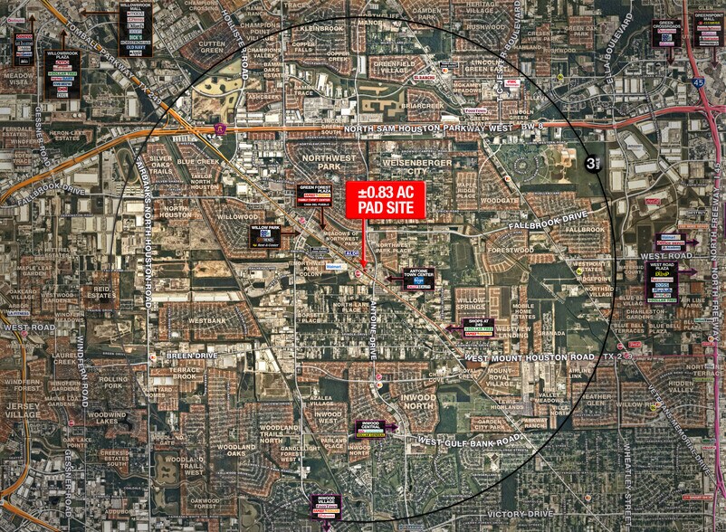 More Photos Of 12650 Tomball Pky, Houston Land For Lease