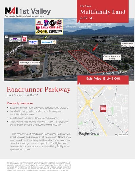 More Photos Of Roadrunner Pkwy, Las Cruces Land For Sale