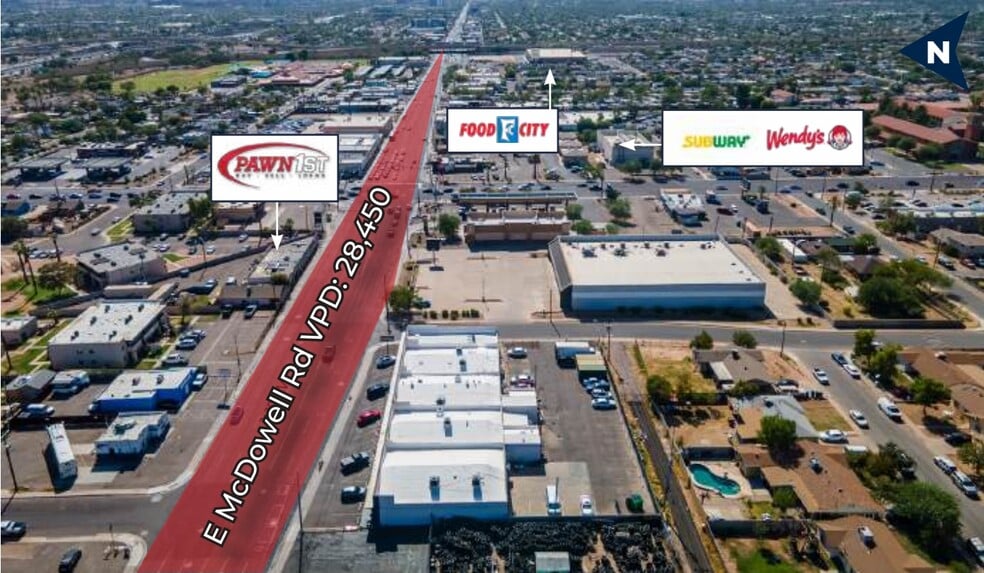 More Photos Of 2438-2454 E McDowell Rd, Phoenix Storefront For Lease