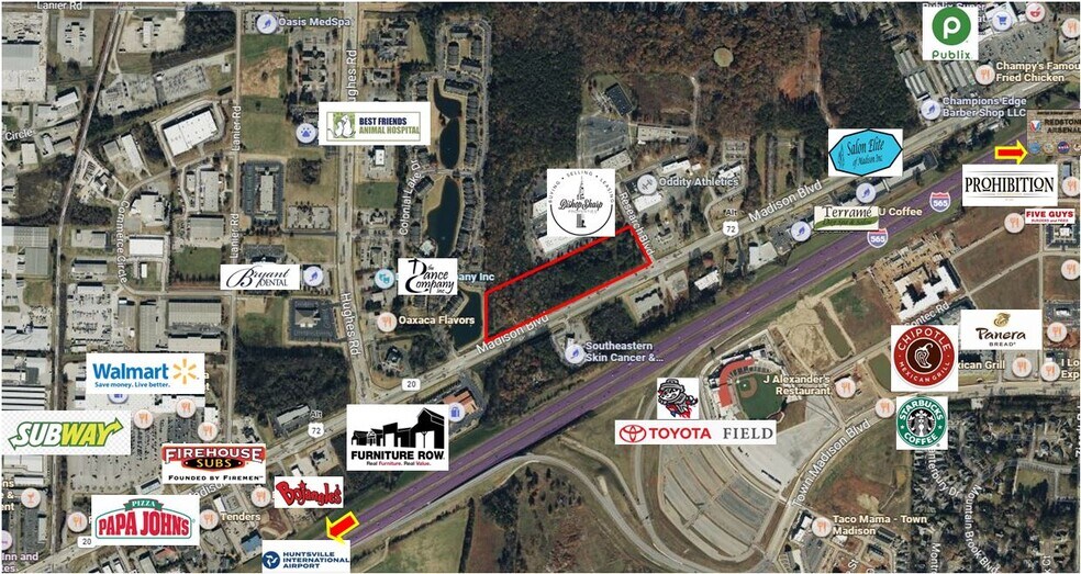 More Photos Of Madison Blvd and Research Blvd, Madison Land For Sale