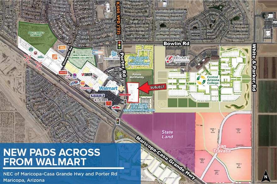 Primary Photo Of Maricopa Casa Grande Hwy @ Porter Rd, Maricopa Land For Lease