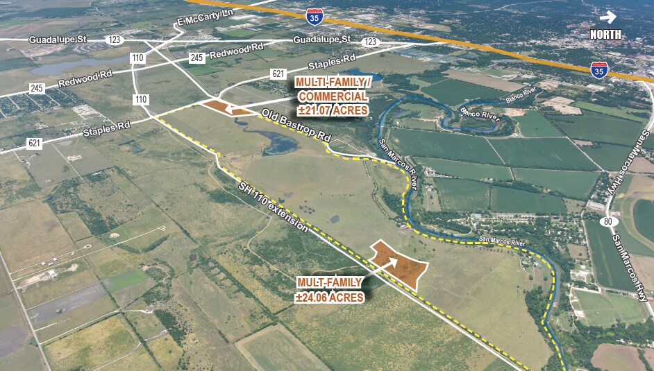 More Photos Of Old Bastrop Hwy & Staples Rd, San Marcos Land For Sale