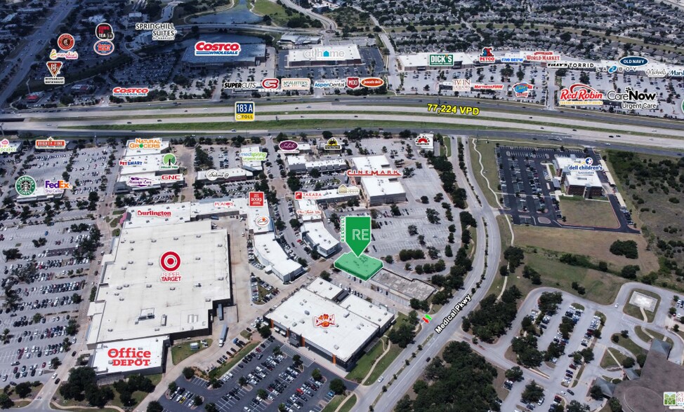 More Photos Of 1335 E Whitestone Blvd, Cedar Park General Retail For Lease