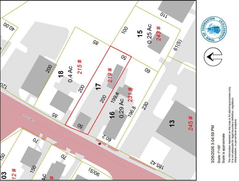More Photos Of 219 S Main St, Thomaston Land For Sale