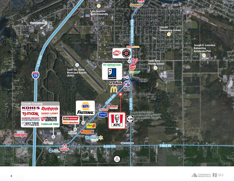 More Photos Of 2865 Interstate 75 Business Spur, Sault Sainte Marie Freestanding For Sale