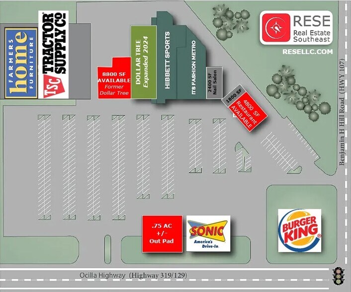 More Photos Of 262 Ocillia Hwy, Fitzgerald Unknown For Lease