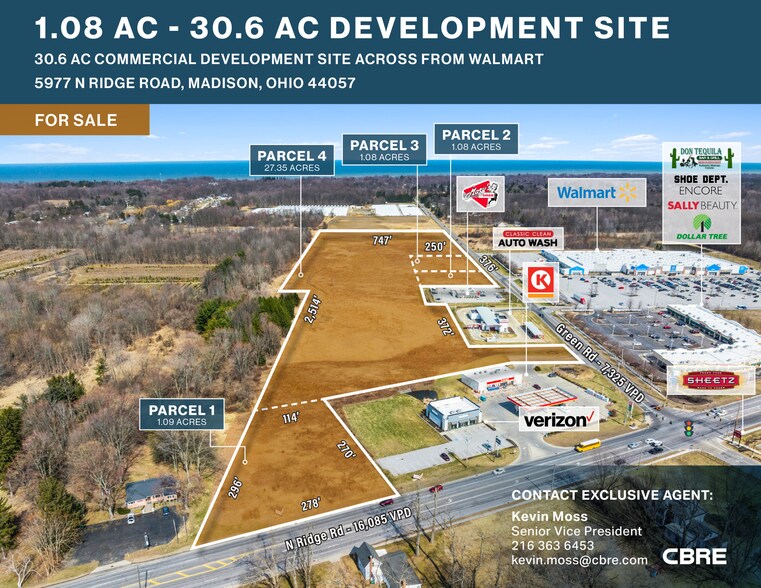 Primary Photo Of N Ridge Rd @ Green, Madison Land For Sale