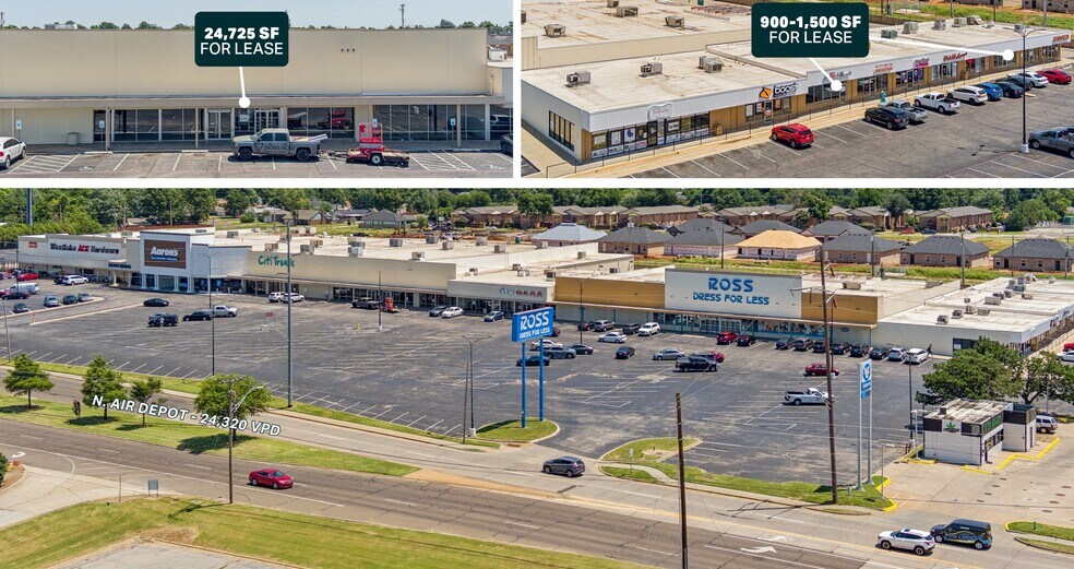 Primary Photo Of 100-212 N Air Depot Blvd, Midwest City General Retail For Lease