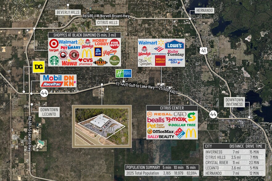 More Photos Of 97 W Gulf To Lake Hwy, Lecanto Freestanding For Sale