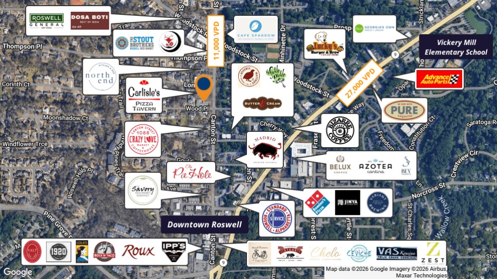 More Photos Of 1116 Canton St, Roswell Office For Sale